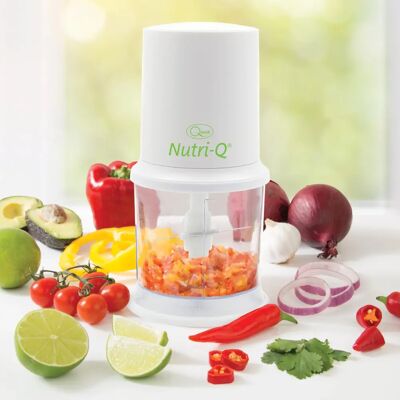 Quest - Nutri-Q 34729 - Turbo Boost - 2 Speeds - 0.5L Bowl - Food Chopper Quest - Nutri-Q 34729 - Turbo Boost - 2 Speeds - 0.5L Bowl - Food Chopper