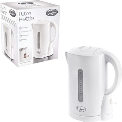 Garmin Quest 36039 - 1 Litre White Kettle - Water Level Indicator Garmin Quest 36039 - 1 Litre White Kettle - Water Level Indicator