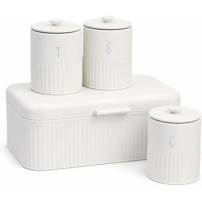 Blackmoor - Callisto - Ivory - Rib - Bin Storage Set Blackmoor - Callisto - Ivory - Rib - Bin Storage Set