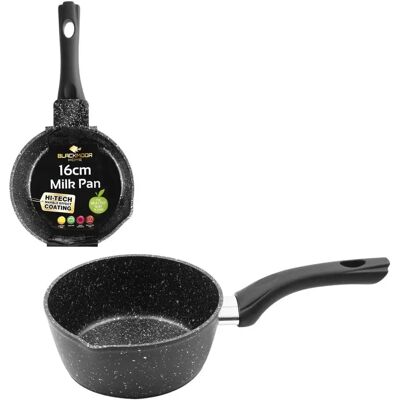 Blackmoor 66120 16cm Milk Pan - Non-Stick, Cool Touch Handle Blackmoor 66120 16cm Milk Pan - Non-Stick, Cool Touch Handle