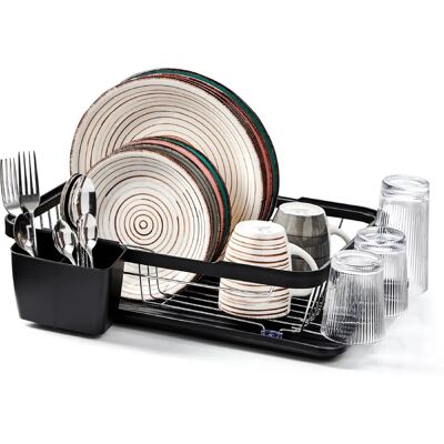 Anika 69049 - Dish Drainer with Removable Drip Tray - Black Anika 69049 - Dish Drainer with Removable Drip Tray - Black