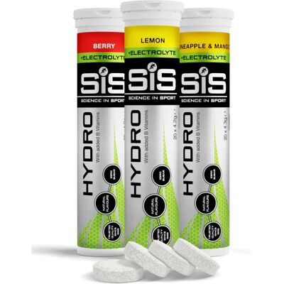 Science in Sport Hydro Tablets - Electrolytes - 3 bottles Science in Sport Hydro Tablets - Electrolytes - 3 bottles