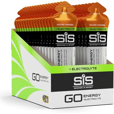 Science in Sport GO Energy Electrolyte Gels - Salted Caramel - 30x60ml - Energy Gels Science in Sport GO Energy Electrolyte Gels - Salted Caramel - 30x60ml - Energy Gels
