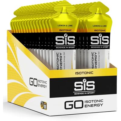 Science in Sport - Gel Isotonique GO - Citron & Lime - Gel Énergétique - Publicité Science in Sport - Gel Isotonique GO - Citron & Lime - Gel Énergétique - Publicité