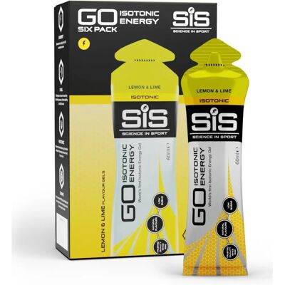 Science in Sport Go Isotonic Gel Énergie Citron Lime - Energy Gel - Publicité Science in Sport Go Isotonic Gel Énergie Citron Lime - Energy Gel - Publicité