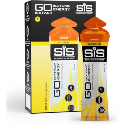 Science In Sport Go Isotonisch Gel - Oranje - Energiegel Science In Sport Go Isotonisch Gel - Oranje - Energiegel