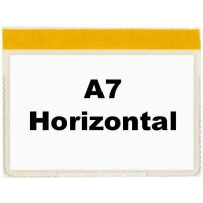 Funda para Documentos Kaiser Kraft - Autoadesiva, A7, Formato Horizontal, Lado Longo Aberto - 100 unid Funda para Documentos Kaiser Kraft - Autoadesiva, A7, Formato Horizontal, Lado Longo Aberto - 100 unid