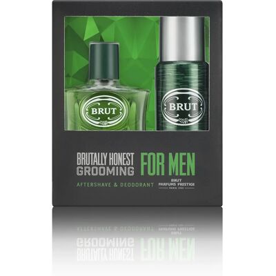 BRUT - Déodorant 200ml - Après-rasage Original 100ml - Coffret - Publicité BRUT - Déodorant 200ml - Après-rasage Original 100ml - Coffret - Publicité