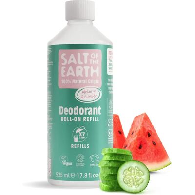 Salt Of the Earth Melone & Gurke Roll-On Deodorant - Nachfüllpackung Salt Of the Earth Melone & Gurke Roll-On Deodorant - Nachfüllpackung