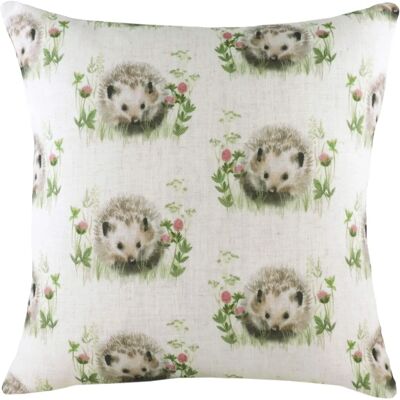 Evans Lichfield Hedgerow Hedgehog Watercolour Cushion Evans Lichfield Hedgerow Hedgehog Watercolour Cushion