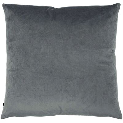 Cuscino Ashley Wilde Nash Ricamato in Satin Jacquard - Grigio scuro Cuscino Ashley Wilde Nash Ricamato in Satin Jacquard - Grigio scuro