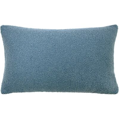 Poduszka fleece shearling Furn Malham - Niebieska - 30x50cm Poduszka fleece shearling Furn Malham - Niebieska - 30x50cm