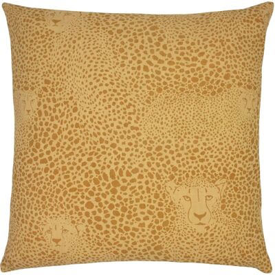 Furn Verborgen Jachtluipaard Dierenprint Kussen - 50x50cm - Geel Furn Verborgen Jachtluipaard Dierenprint Kussen - 50x50cm - Geel