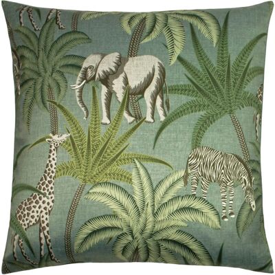 Cuscino Paoletti Jungle Parade - Verde - 50cm x 50cm Cuscino Paoletti Jungle Parade - Verde - 50cm x 50cm