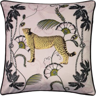 Almohadón de Terciopelo con Leopardo Tropical - 45cm x 45cm - Unisex Almohadón de Terciopelo con Leopardo Tropical - 45cm x 45cm - Unisex