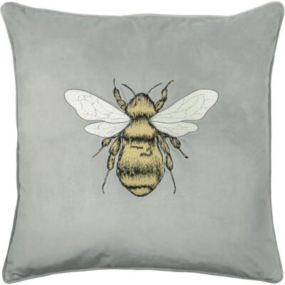Paoletti - Hortus Embroidered Bee - Srebro - Cushion Paoletti - Hortus Embroidered Bee - Srebro - Cushion