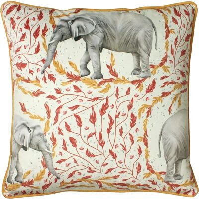 Cojín con estampado de elefantes Paoletti Samui - 45cm x 45cm Cojín con estampado de elefantes Paoletti Samui - 45cm x 45cm