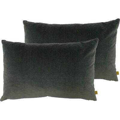 Furn. Contra - Cushions Twin Pack - Dark Grey - 40x60cm - Cushions Furn. Contra - Cushions Twin Pack - Dark Grey - 40x60cm - Cushions