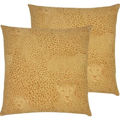 Furn. - Żółty - 50x50 cm - 100% Bawełna Cushions Furn. - Żółty - 50x50 cm - 100% Bawełna Cushions