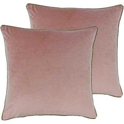 Paoletti - Meridian - Rosa chiaro - 55x55 cm - Federe cuscini Paoletti - Meridian - Rosa chiaro - 55x55 cm - Federe cuscini