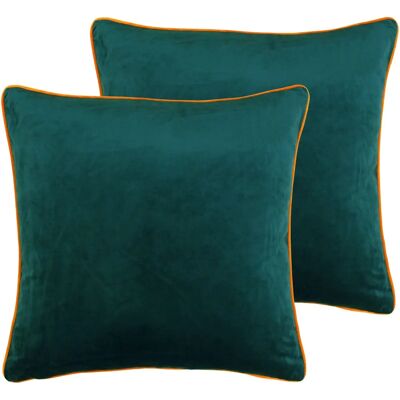 Paoletti - Meridian Cushions - Teal - 55x55 cm - Cushion Covers Paoletti - Meridian Cushions - Teal - 55x55 cm - Cushion Covers