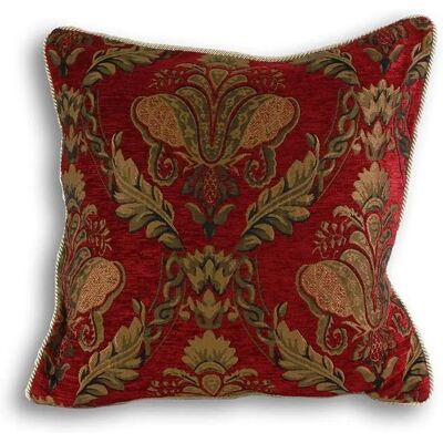 Housse de coussin Jacquard traditionnel Shiraz de Paoletti - Rouge - Taille unique - Publicité Housse de coussin Jacquard traditionnel Shiraz de Paoletti - Rouge - Taille unique - Publicité