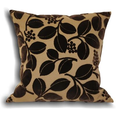 Riva Home Cherries Filled Cushion - Chocolate - 45x45cm Riva Home Cherries Filled Cushion - Chocolate - 45x45cm