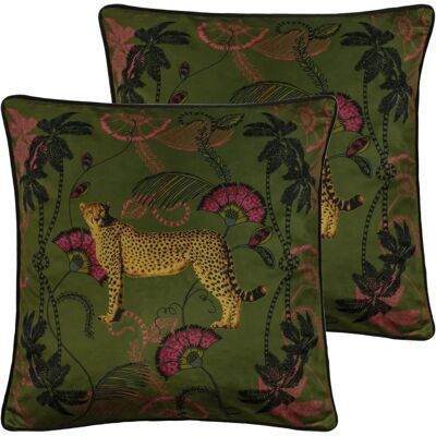 Paoletti Tropica Cheetah - Khaki - 45x45 cm - Cushion Paoletti Tropica Cheetah - Khaki - 45x45 cm - Cushion
