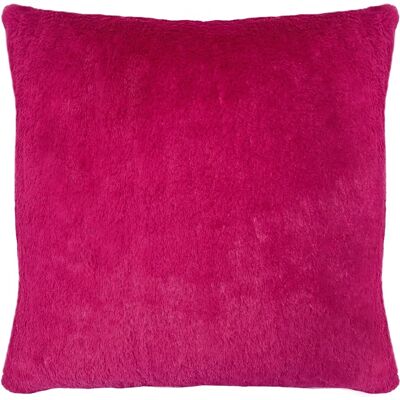 Paoletti Zermatt Fur Tufted Cushion - Fuchsia - 45cm x 45cm - Cushion Paoletti Zermatt Fur Tufted Cushion - Fuchsia - 45cm x 45cm - Cushion