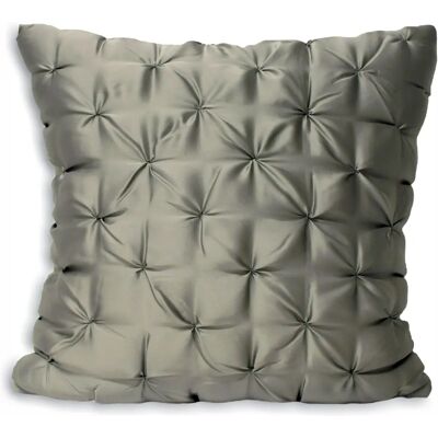 Paoletti Limoges Faux Silk Cushion - Grey - 55cm x 55cm - Cushion Paoletti Limoges Faux Silk Cushion - Grey - 55cm x 55cm - Cushion