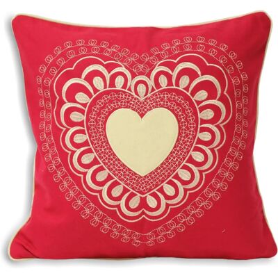 Paoletti Rosa Valentindyna Kudde - 45x45 cm - Kudde Paoletti Rosa Valentindyna Kudde - 45x45 cm - Kudde