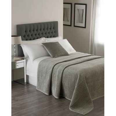 Paoletti Brooklands Bedspread - Silver, 240x250cm - Bedspread Paoletti Brooklands Bedspread - Silver, 240x250cm - Bedspread