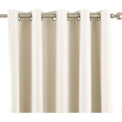 Riva Home Ivory Blackout Curtains - 117x137cm Riva Home Ivory Blackout Curtains - 117x137cm