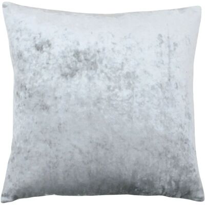 Fodera cuscino velluto stropicciato Verona - Argento - Taglia unica Fodera cuscino velluto stropicciato Verona - Argento - Taglia unica