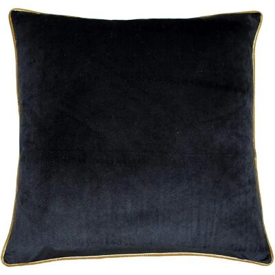 Almohadón de Terciopelo Meridian 55x55 - Negro - Decoración Cuadrada Almohadón de Terciopelo Meridian 55x55 - Negro - Decoración Cuadrada