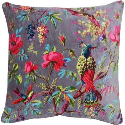 Paoletti Paradise Fluwelen Kussenhoes - Mink - 50cm x 50cm - Kussenhoes Paoletti Paradise Fluwelen Kussenhoes - Mink - 50cm x 50cm - Kussenhoes