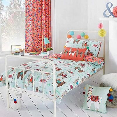 Paoletti Llamarama Toddler Duvet Set - Multi Paoletti Llamarama Toddler Duvet Set - Multi