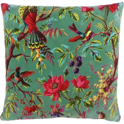 Paoletti Paradise 50x50 Poly Cushion Aqua - Blue Cotton - Cushion Paoletti Paradise 50x50 Poly Cushion Aqua - Blue Cotton - Cushion