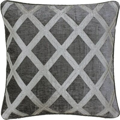 Paoletti Hermes Pokrowiec na poduszkę z chenille - Ciemnoszary - Pokrowiec Paoletti Hermes Pokrowiec na poduszkę z chenille - Ciemnoszary - Pokrowiec