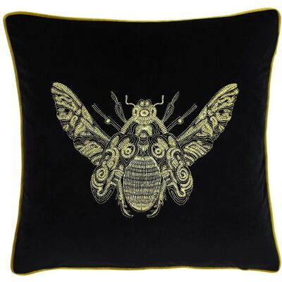 Paoletti Cerana Embroidered Bee Velvet Cushion - Cushion Paoletti Cerana Embroidered Bee Velvet Cushion - Cushion
