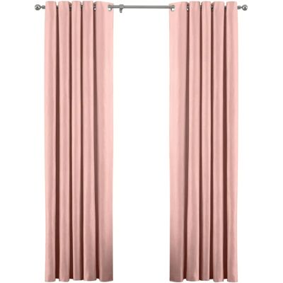 Paoletti Atlantic Twill Woven Eyelet Curtains - Blush - 229cm x 137cm - Curtains Paoletti Atlantic Twill Woven Eyelet Curtains - Blush - 229cm x 137cm - Curtains