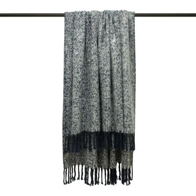 Furn Weaver Woven Herringbone Throw navy - Throw Furn Weaver Woven Herringbone Throw navy - Throw