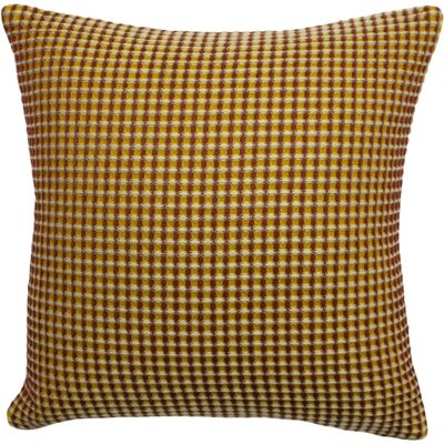 Furn Rowan Cuscino in maglia waffle - Arancione - 45cm x 45cm - Cuscino Furn Rowan Cuscino in maglia waffle - Arancione - 45cm x 45cm - Cuscino