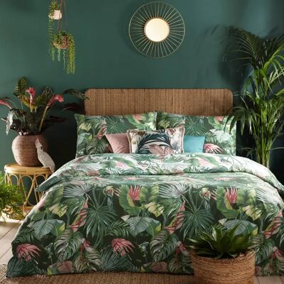 Furn Amazonia Regnskog Vändbart Duntäckeöverdrag Set Jade - Duntäckeöverdrag Set Furn Amazonia Regnskog Vändbart Duntäckeöverdrag Set Jade - Duntäckeöverdrag Set