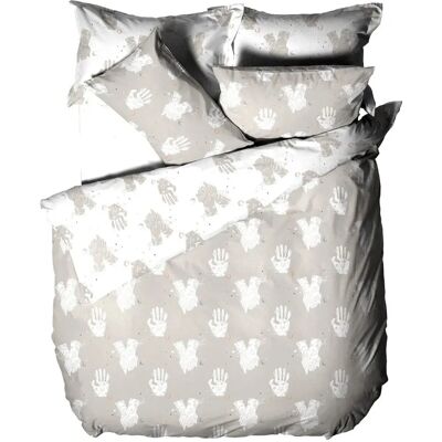 Furn Be Kind Grey Reversible Duvet Cover Set - Double Furn Be Kind Grey Reversible Duvet Cover Set - Double