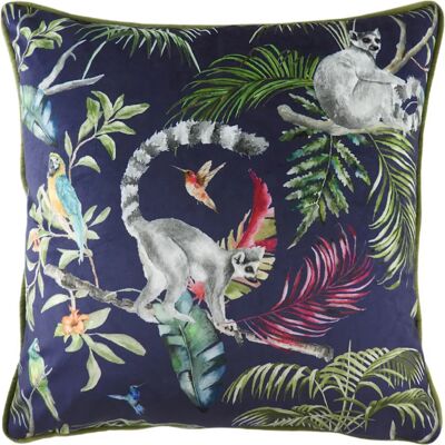 Evans Lichfield - Lemur Terciopelo - Azul - Talla única - Cojín Evans Lichfield - Lemur Terciopelo - Azul - Talla única - Cojín