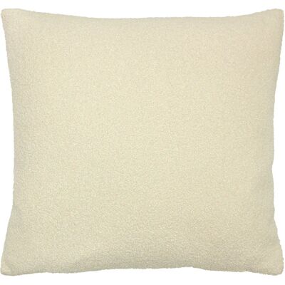 Furn. Malham Vierkante kussenhoes van fleece met shearling-gevoel - Ivoor - One Size Furn. Malham Vierkante kussenhoes van fleece met shearling-gevoel - Ivoor - One Size