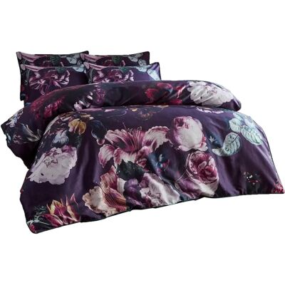 Juego de edredón floral Cordelia de Paoletti - Algodón multicolor - Tamaño doble Juego de edredón floral Cordelia de Paoletti - Algodón multicolor - Tamaño doble