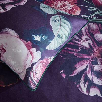Paoletti Cordelia Multi-Color Floral Piped Pillowcases - Pillowcases Paoletti Cordelia Multi-Color Floral Piped Pillowcases - Pillowcases