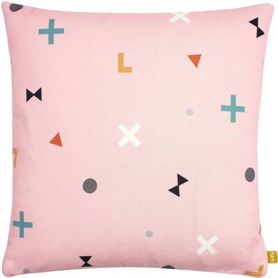 Furn Bitsa Cojín Reciclado - Rosa - 43x43cm Cojín Furn Bitsa Cojín Reciclado - Rosa - 43x43cm Cojín